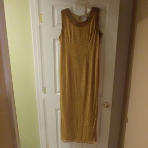 Sequined Gold Gown
